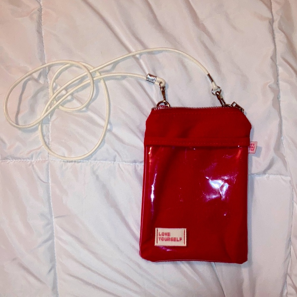 BTS Love Yourself red bag